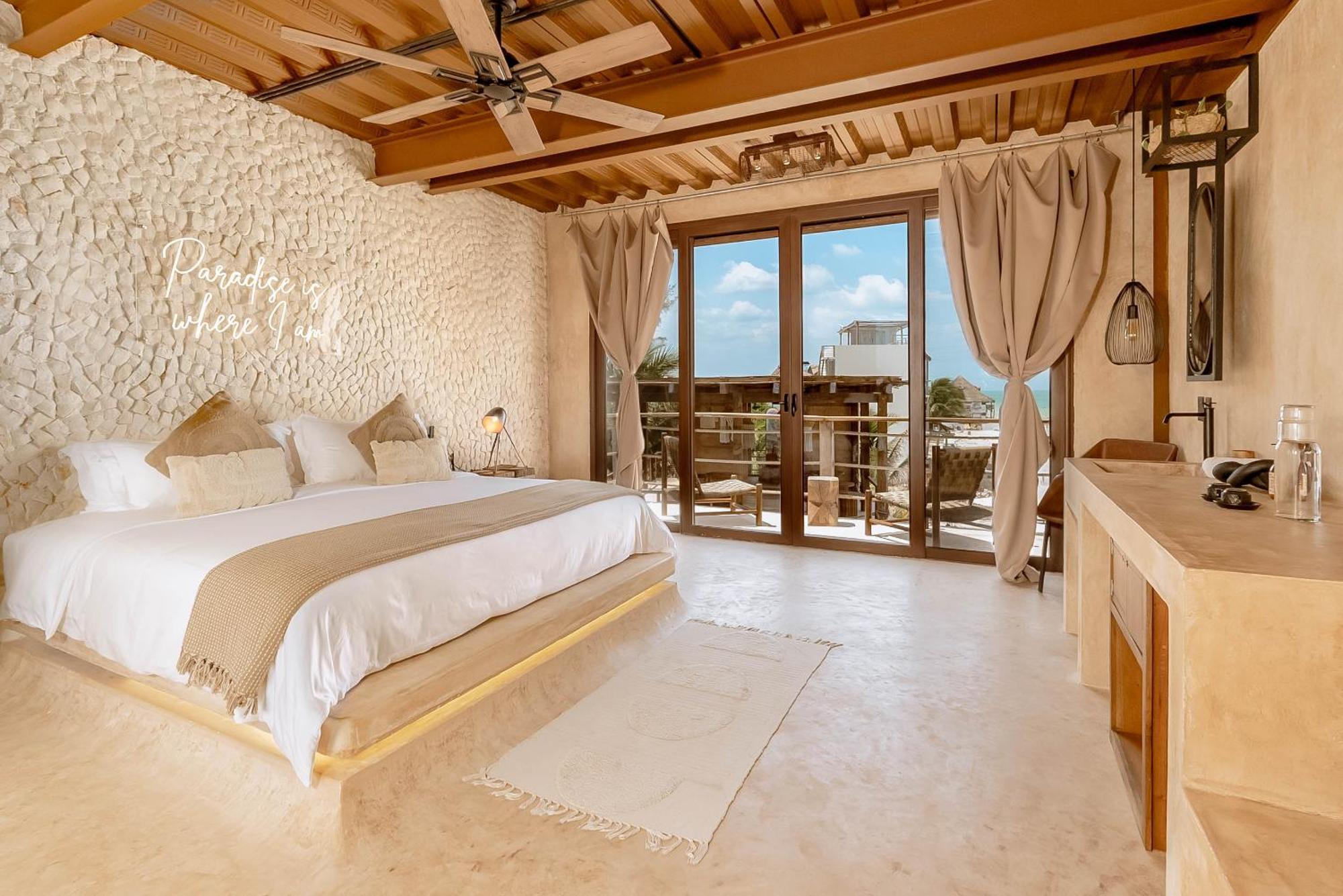Awa Holbox Hotel Boutique - Beach Front エクステリア 写真