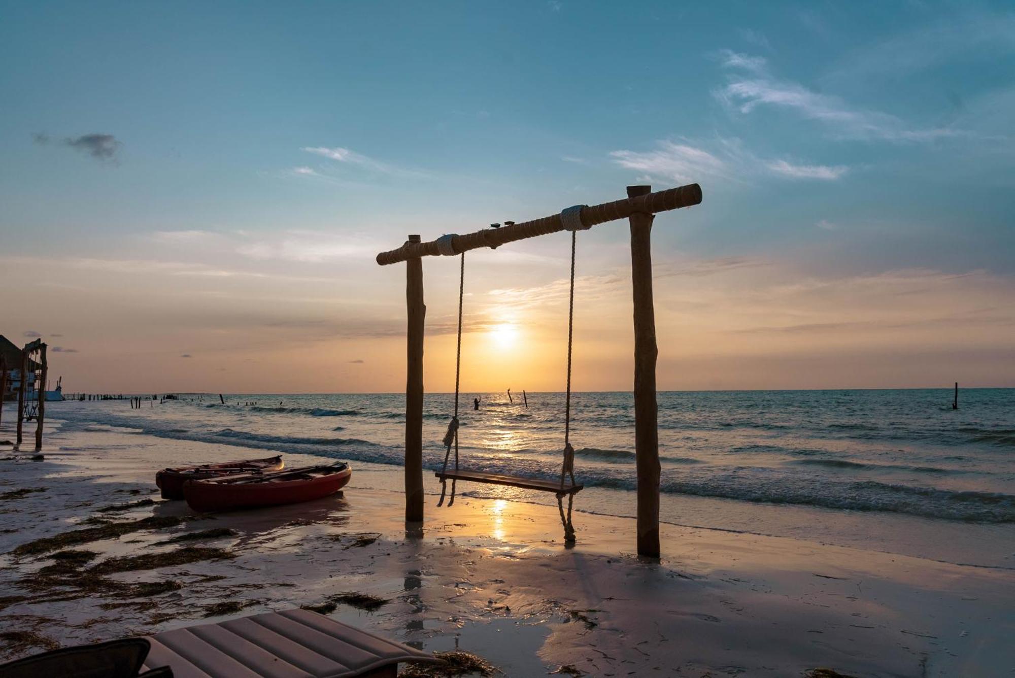 Awa Holbox Hotel Boutique - Beach Front エクステリア 写真