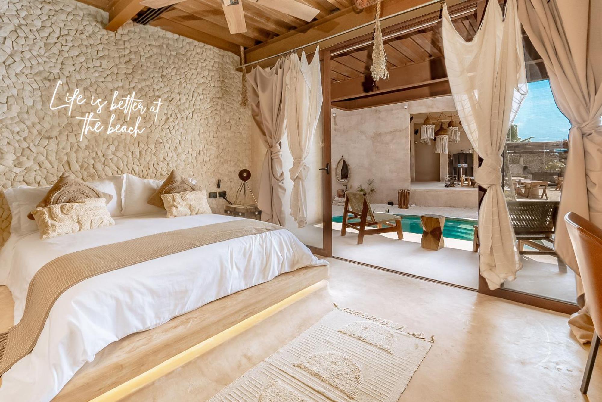 Awa Holbox Hotel Boutique - Beach Front エクステリア 写真
