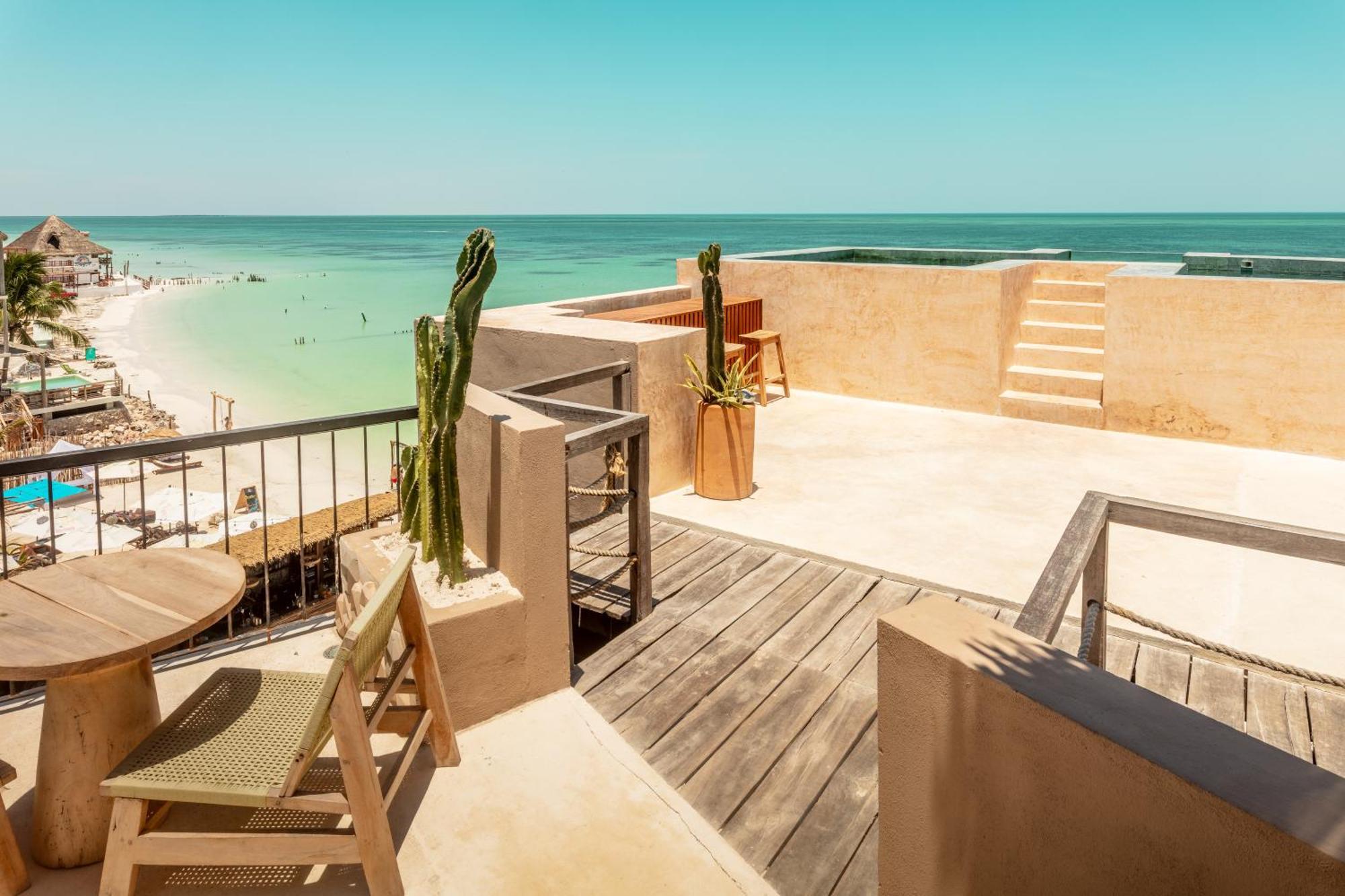 Awa Holbox Hotel Boutique - Beach Front エクステリア 写真