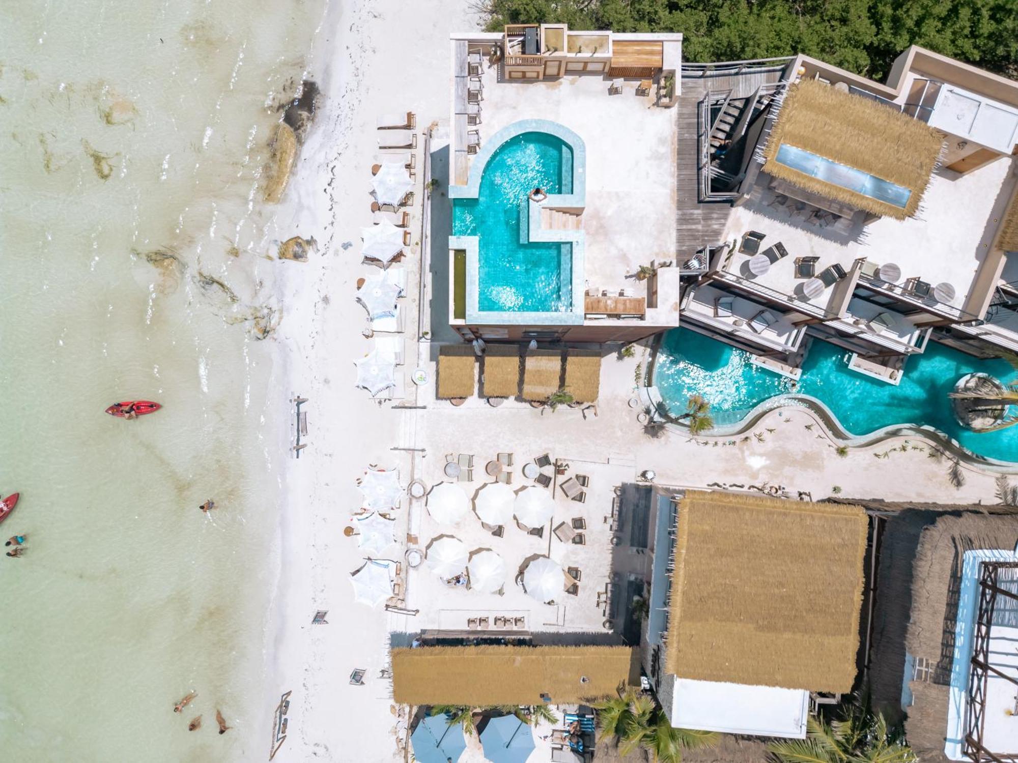 Awa Holbox Hotel Boutique - Beach Front エクステリア 写真